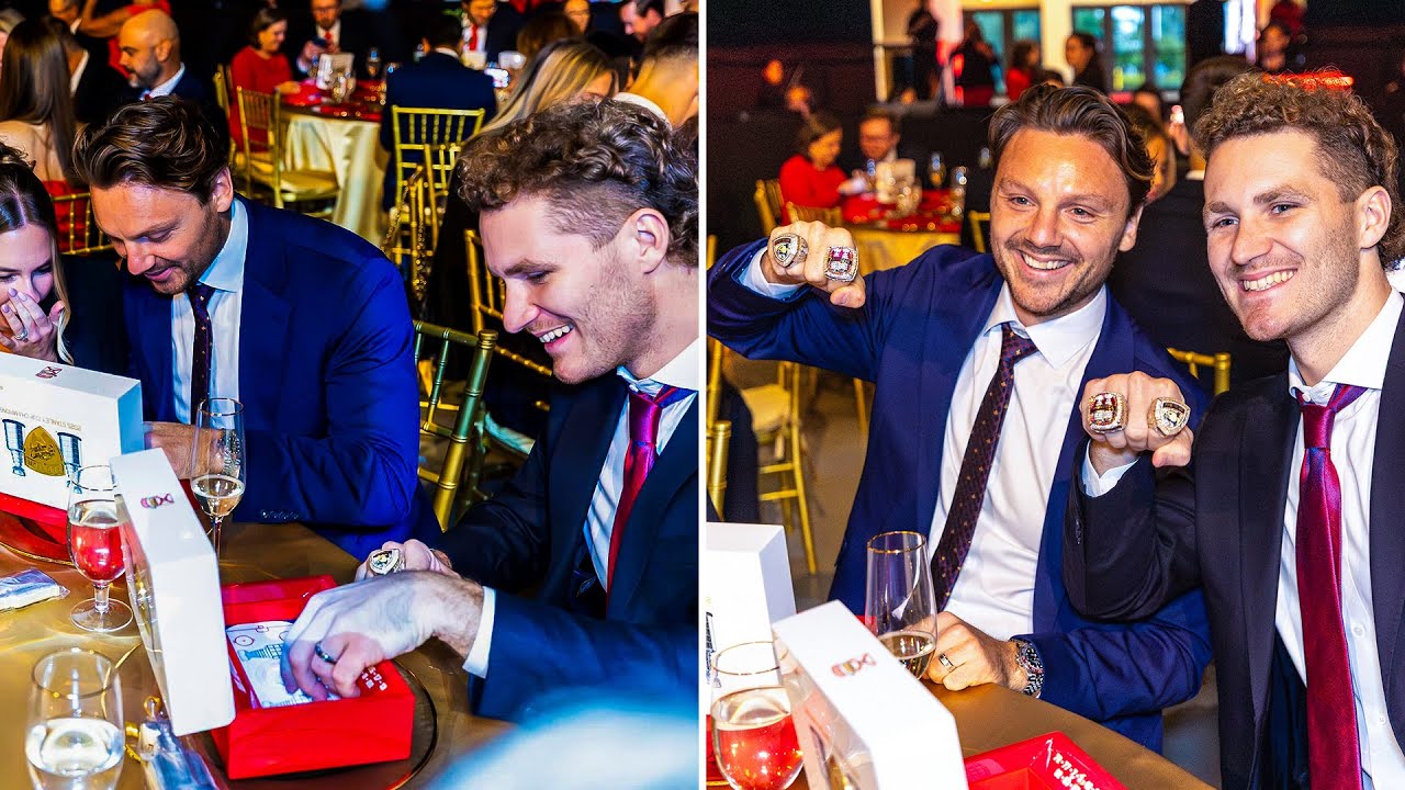 The Panthers React to their New Rings! 💍💍