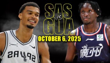 San Antonio Spurs vs Guangzhou Loong Lions Full Game Highlights - October 6, 2025 | NBA Preseason