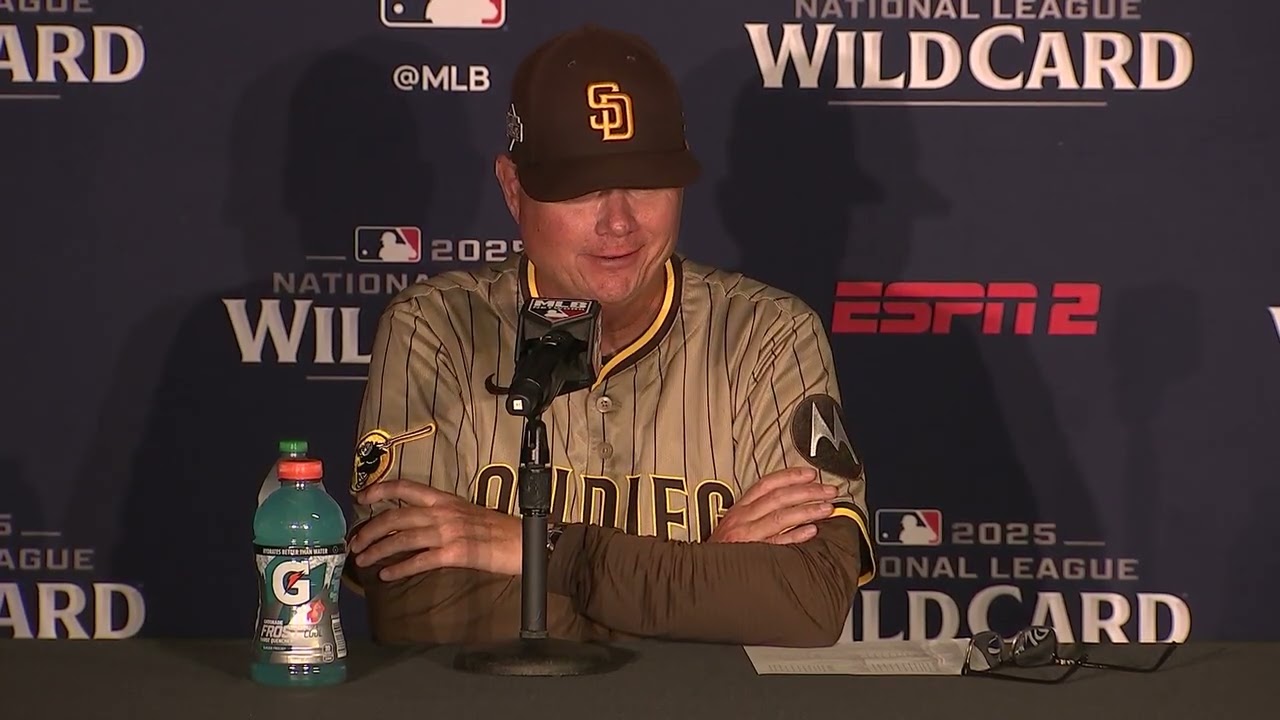 Padres manager Mike Shildt on playoff elimination, pitching decisions & what happened to the offense