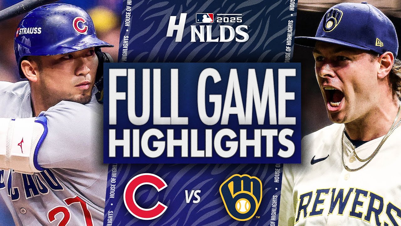 Chicago Cubs vs Milwaukee Brewers - GAME 2 FULL HIGHLIGHTS | October 6, 2025 MLB Playoffs