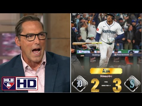 MLB Network | Mark Derosa BREAKDOWN Mariners beat Detroit Tigers 3-2 Game 2, to even up ADLS series