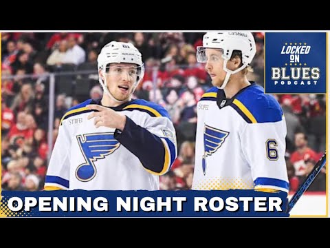 The St. Louis Blues Have Their 2025-2026 Opening Night Roster Set| Dvorsky Didn't Make the Team
