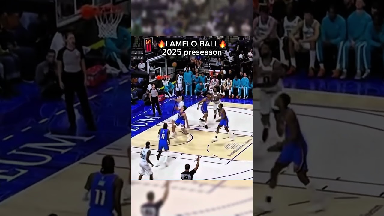 LAMELO BALL already cooking preseason #highlights #lameloball #nbapreaseason #hornets #charlotte
