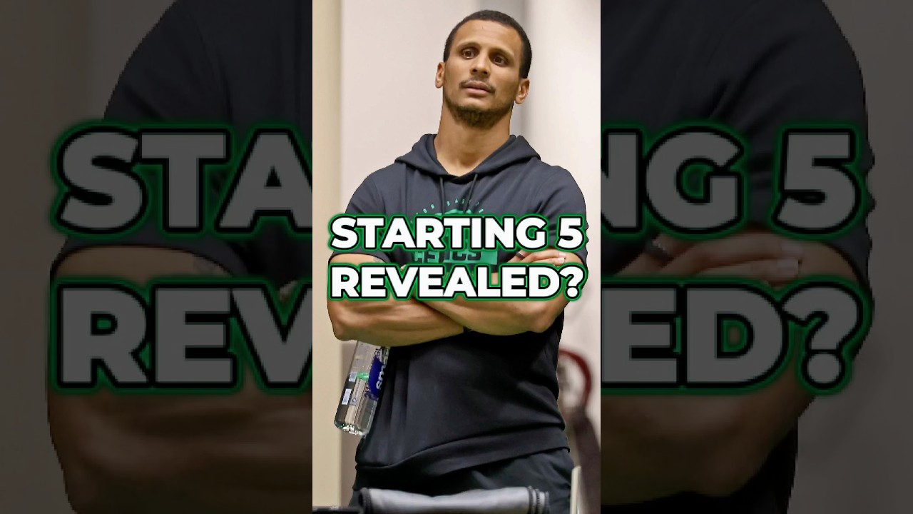 Boston Celtics Starting Lineup REVEALED For 2025-26 NBA Season? #celtics #nba #shorts