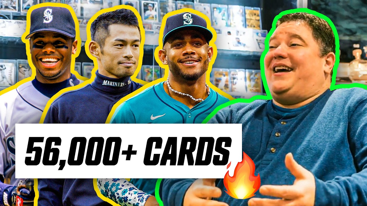 He owns 30% of ALL the Mariners cards on EARTH...