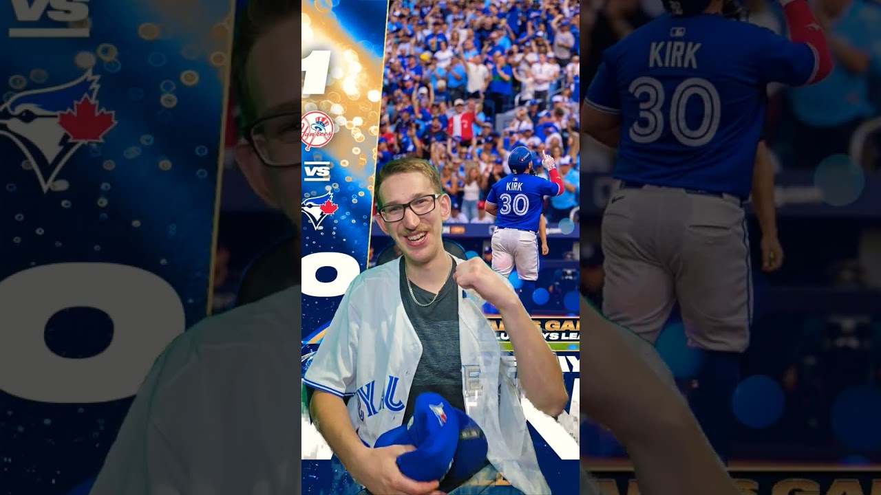 Toronto Blue Jays win Game 1 ALDS!!!!