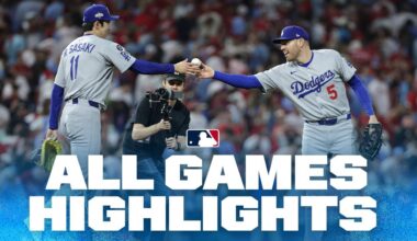 Highlights from ALL games on 10/6! (Dodgers win second game in Philly, Jackson Chourio's BIG homer!)