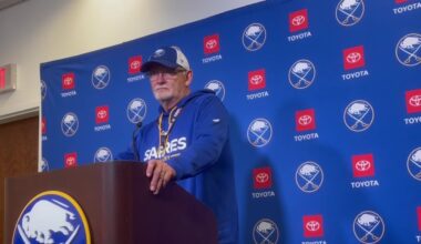 Buffalo Sabres coach Lindy Ruff on goaltending depth