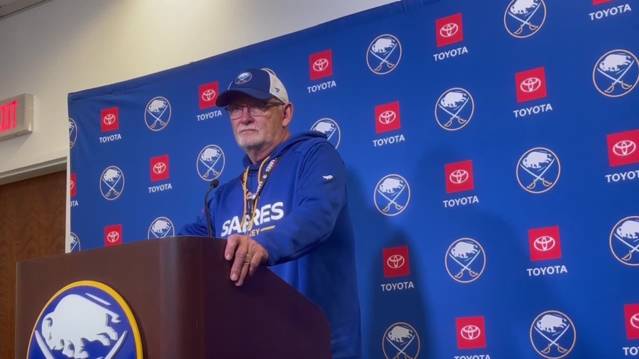 Buffalo Sabres coach Lindy Ruff on goaltending depth