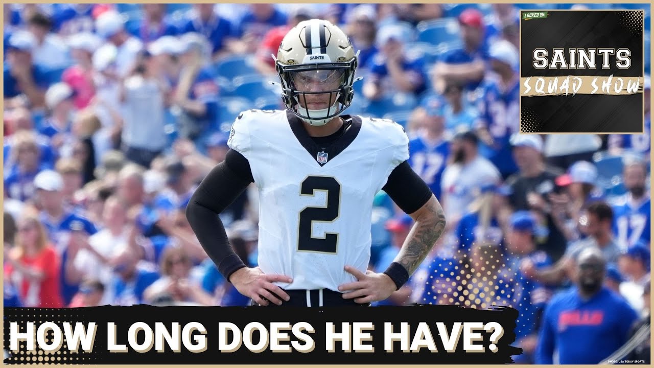 SAINTS SQUAD SHOW: How Long Before New Orleans Saints START TYLER SHOUGH Over Spencer Rattler?