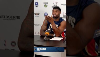 Zion Williamson critiques Trey Murphy III's dunks #pelicans #nba #nbl #shorts