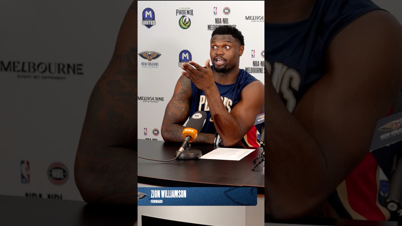 Zion Williamson critiques Trey Murphy III's dunks #pelicans #nba #nbl #shorts