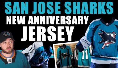 NHL San Jose Sharks NEW Anniversary Jersey!