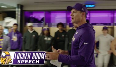 Kevin O’Connell’s Locker Room Speech After Minnesota Vikings Win Over Cleveland Browns in London