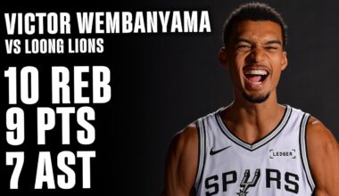 WEMBY'S FIRST GAME BACK!