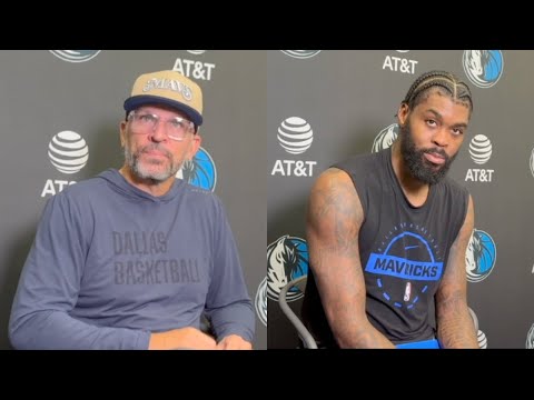 Jason Kidd & Naji Marshall on Cooper Flagg’s Debut | Dallas Mavericks Practice Interviews (10/7/25)