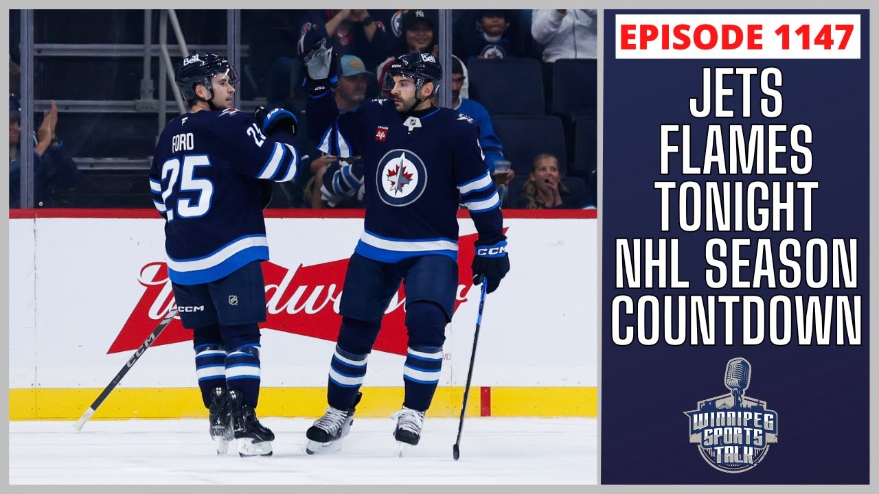 Winnipeg Jets vs. Calgary Flames tonight, countdown to the NHL season