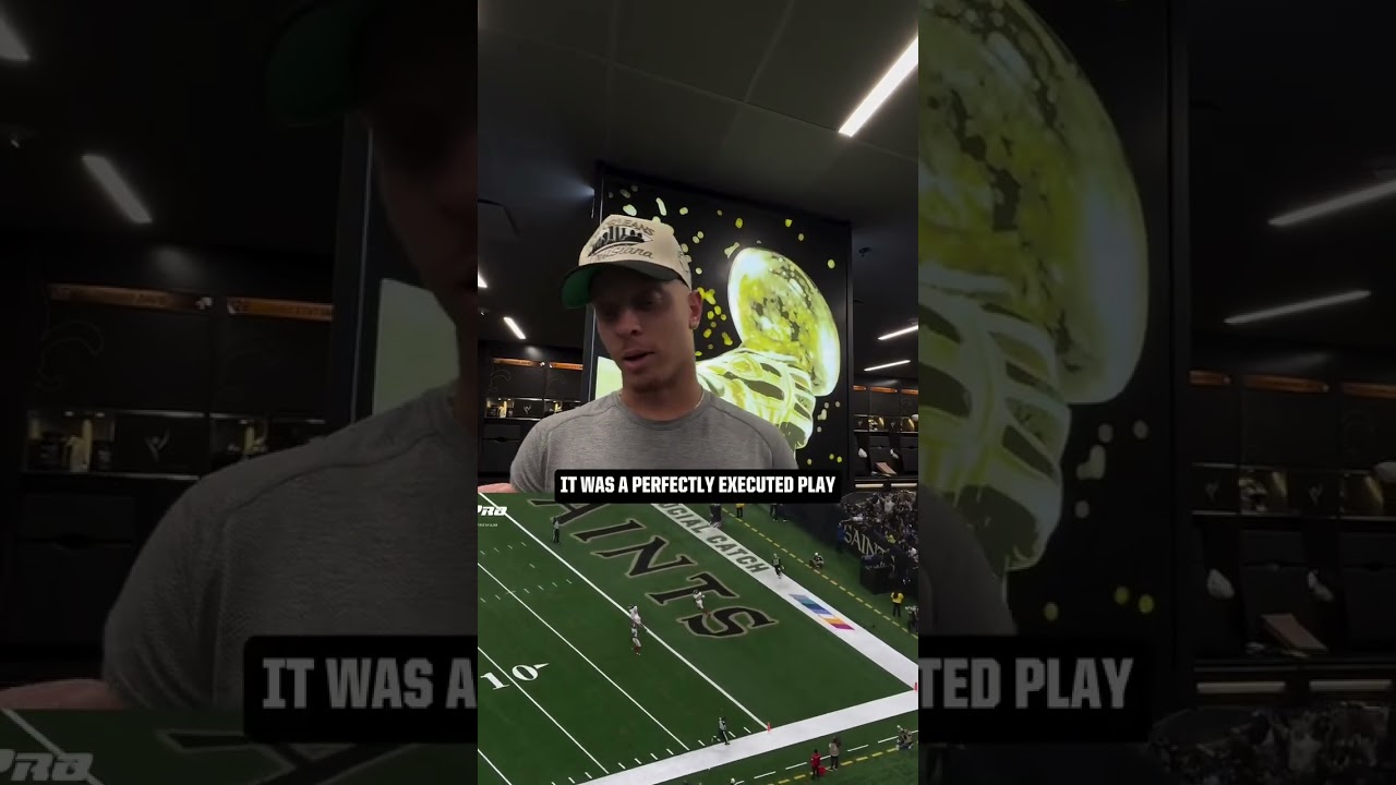 Spencer Rattler breaks down 87-yard touchdown to Rashid Shaheed #saints #giants #nfl