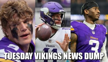Minnesota Vikings News Dump (10.7.2025) | McCarthy to Practice, Wentz Shoulder, Addison Bye Week