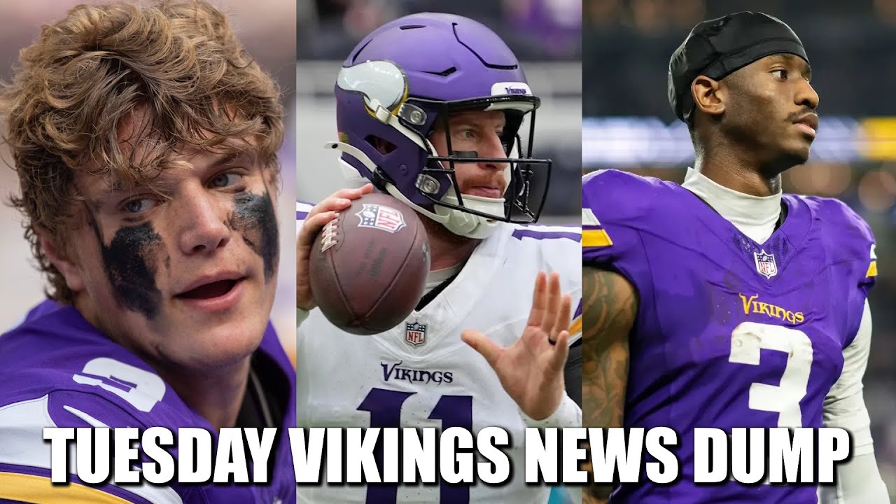 Minnesota Vikings News Dump (10.7.2025) | McCarthy to Practice, Wentz Shoulder, Addison Bye Week