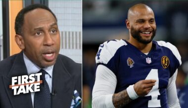 FIRST TAKE | Dak Prescott looks like MVP honestly - Stephen A. not surprised if Cowboys beat Jets