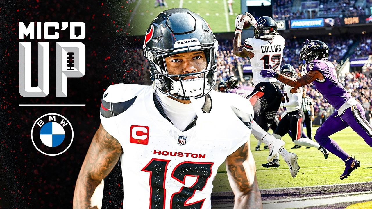 Nico Collins Mic’d Up: “Set the Tone!” — Big Plays, Bigger Vibes in Baltimore