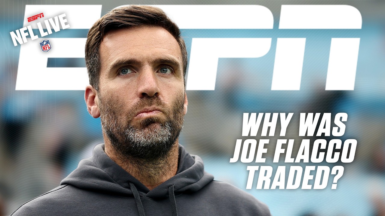 Why? What's the upside?! 🤨 Trying to understand the Bengals trading for Joe Flacco | NFL Live