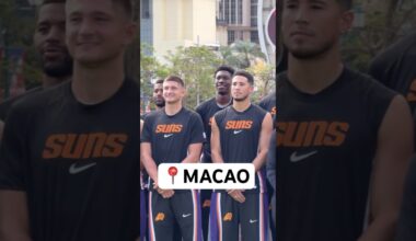 Phoenix Suns team photos in Macao! 📸