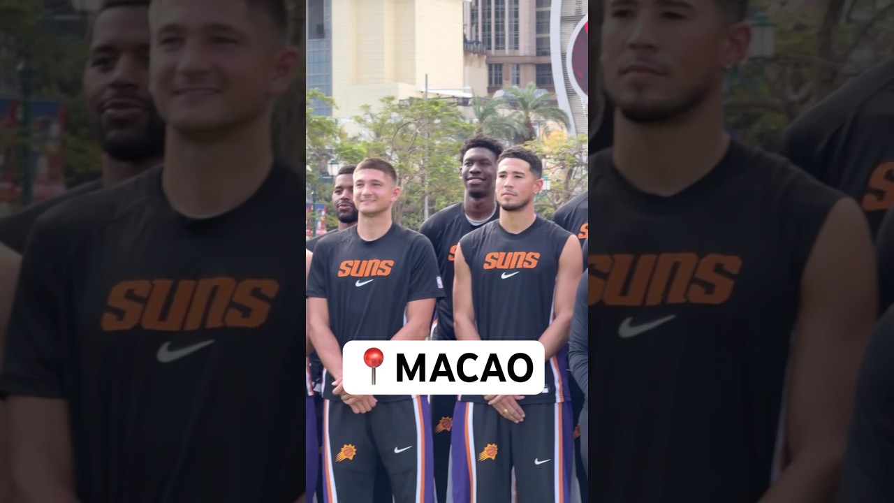 Phoenix Suns team photos in Macao! 📸