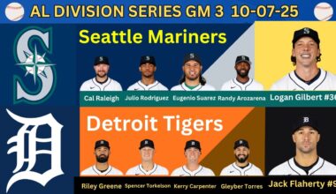 ALDS GAME 3: Seattle Mariners @ Detroit Tigers LIVE PLAY-BY-PLAY (10-07-25) #mariners #tigers