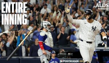 FULL INNING: Aaron Judge hits a MASSIVE home run for the Yankees to tie ALDS Game 3 vs. Blue Jays! 💪