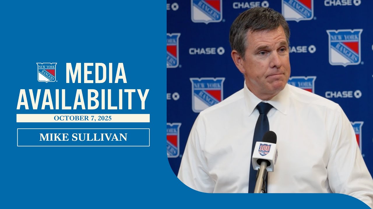 NYR vs PIT: Mike Sullivan Postgame Media Availability | Oct. 7, 2025