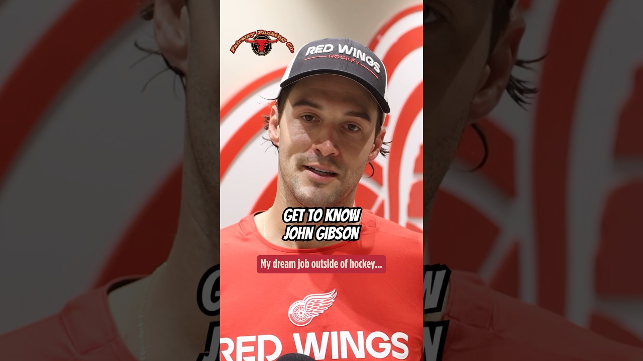 Get to know Detroit Red Wings goalie John Gibson