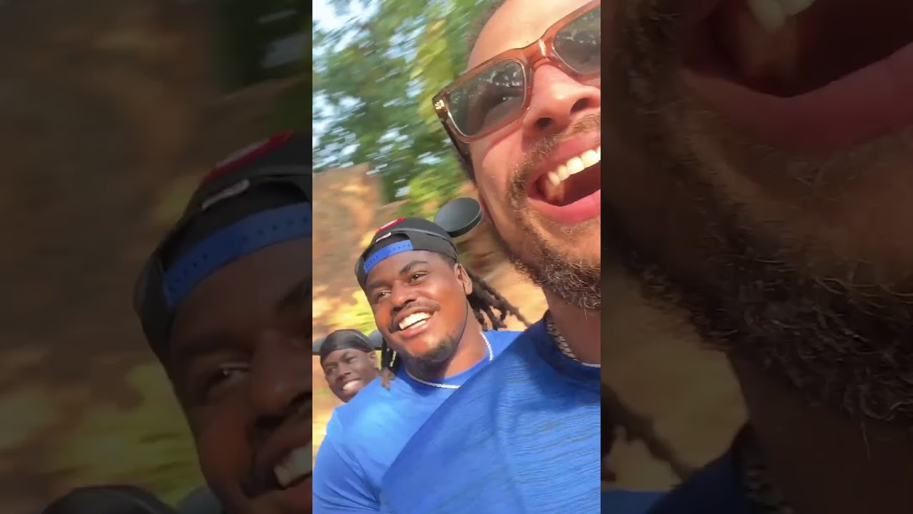 It was a time on Big Thunder Mountain Railroad 🤣 @Disneyland  #nfl #rams #shorts