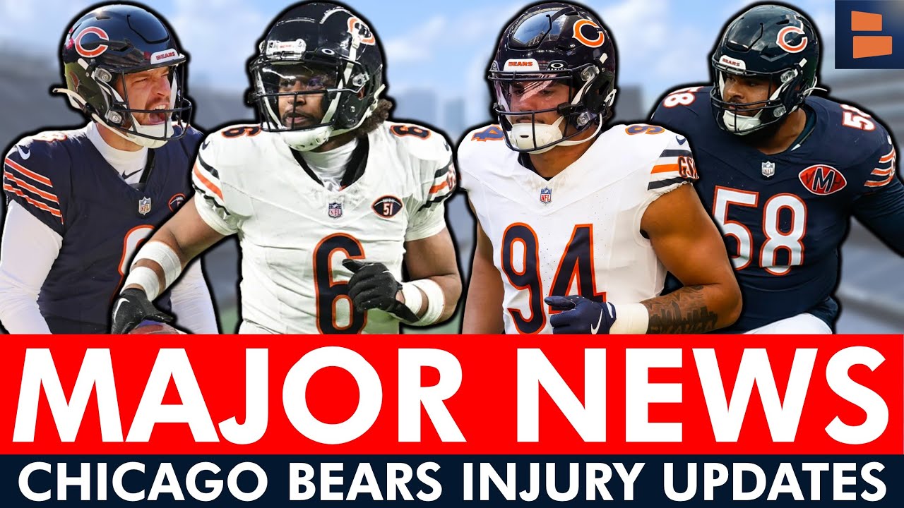 🚨MAJOR Chicago Bears Injury News Just Dropped Including NEW Updates🚨