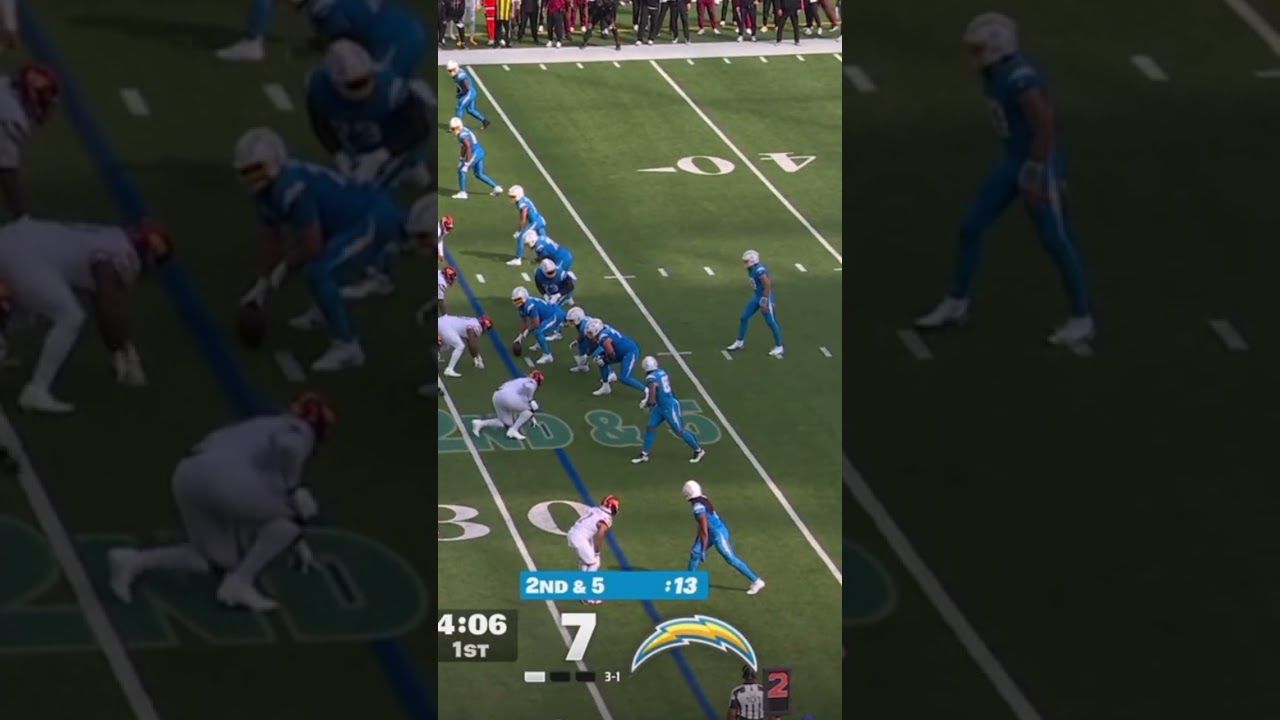 Justin Herbert's Center Went Rogue 😂