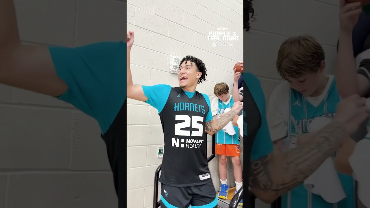 so much love for y’all💜 #charlottehornets #fanlove #fanappreciation