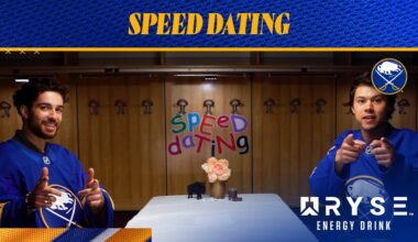 Devon Levi Juggles! | Devon & Jacob Bryson Take On Speed Dating | Buffalo Sabres