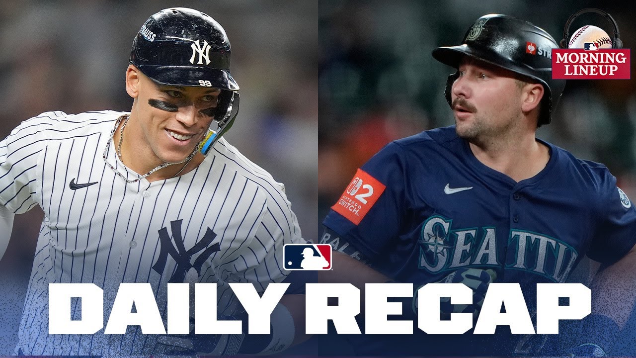 Yankees score 8 unanswered runs, Mariners 1 win away from ALCS! | Morning Lineup (MLB Daily Recap)