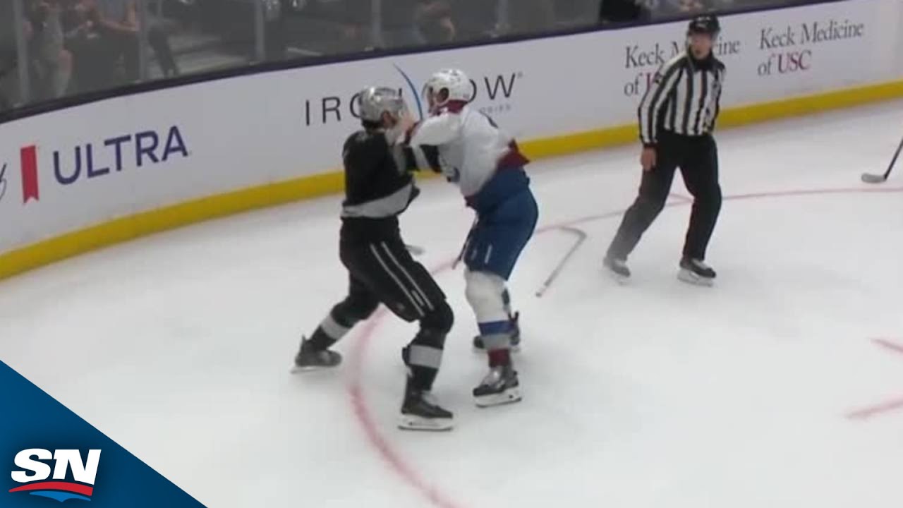 Avalanche's Josh Manson Lays Massive Hit, Answers The Call On Fight Vs. Kings