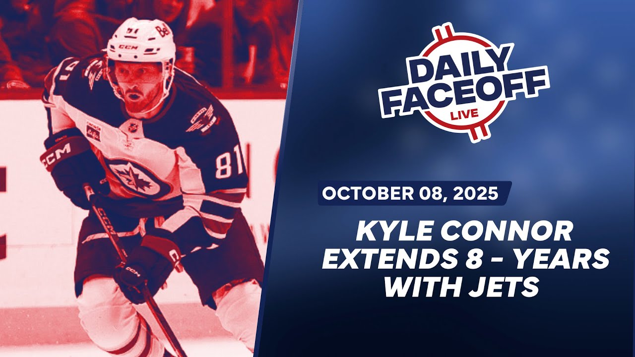Kyle Connor Extends 8 Years with the Winnipeg Jets | Daily Faceoff LIVE