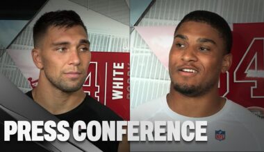 Xavier Watts & Kaden Elliss on returning to practice after the bye week | Atlanta Falcons