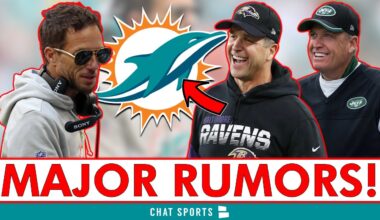 MAJOR Miami Dolphins Rumors: John Harbaugh Or Rex Ryan REPLACING Mike McDaniel?