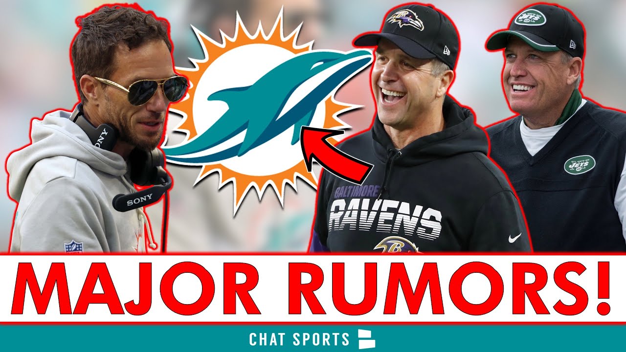 MAJOR Miami Dolphins Rumors: John Harbaugh Or Rex Ryan REPLACING Mike McDaniel?