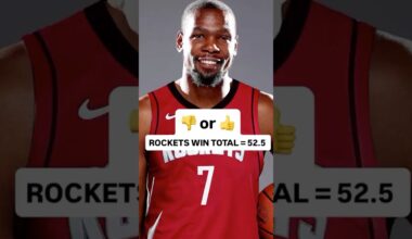 NBA BET: ROCKETS WIN TOTAL
