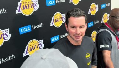 Lakers Practice: JJ Redick On Marcus Smart, LeBron James & More