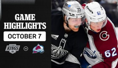 HIGHLIGHTS: Colorado Avalanche vs Los Angeles Kings | 10.07.25