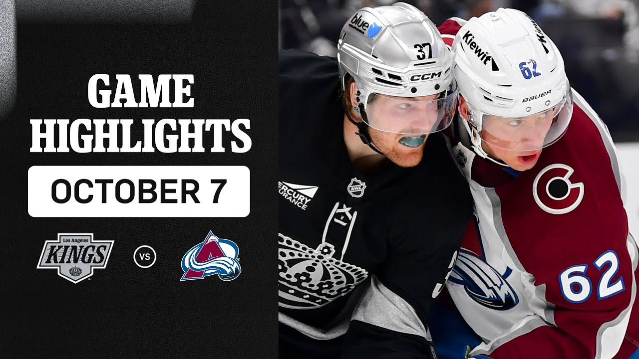 HIGHLIGHTS: Colorado Avalanche vs Los Angeles Kings | 10.07.25