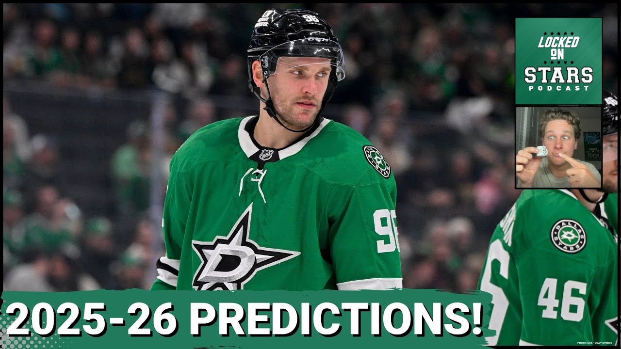 Official 2025-26 Season Dallas Stars Predictions: Do the Stars have TWO 40 Goal Scorers this Year?!?
