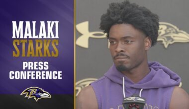 Malaki Starks: 'Everything We Want is Still in Front of Us' | Baltimore Ravens